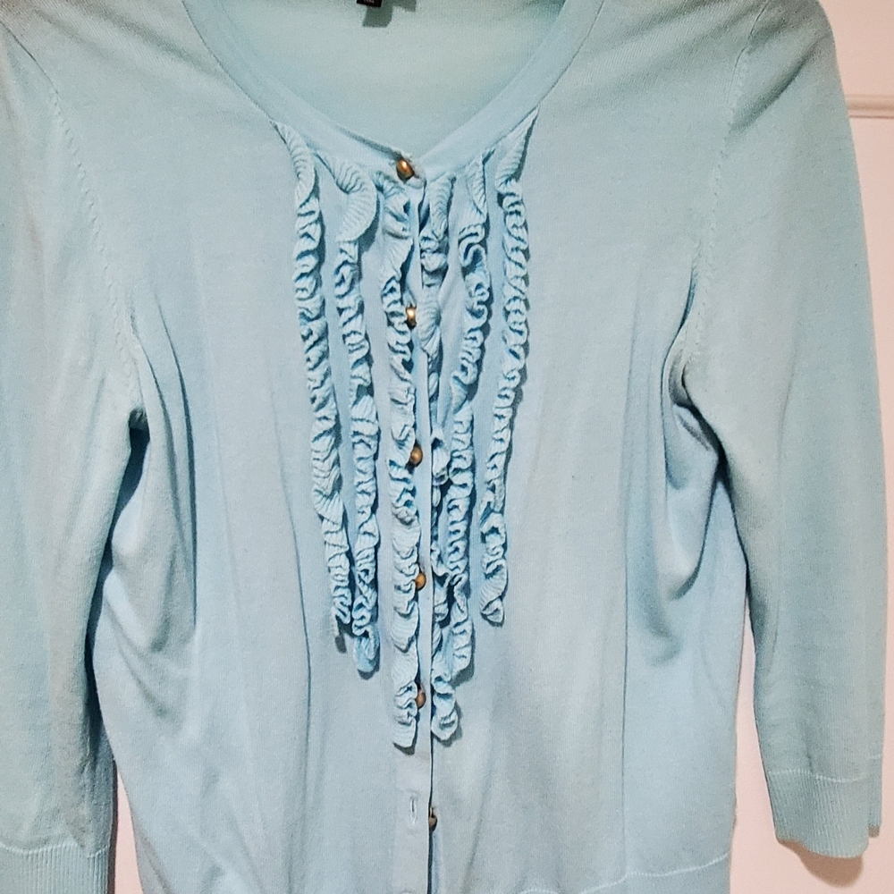 Talbots Light Blue Knit Top